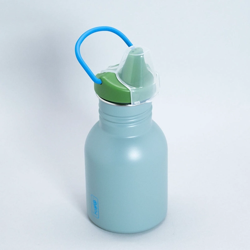 BOTELLA METALICA MANGO 355 ML KIDO GRIS - 3