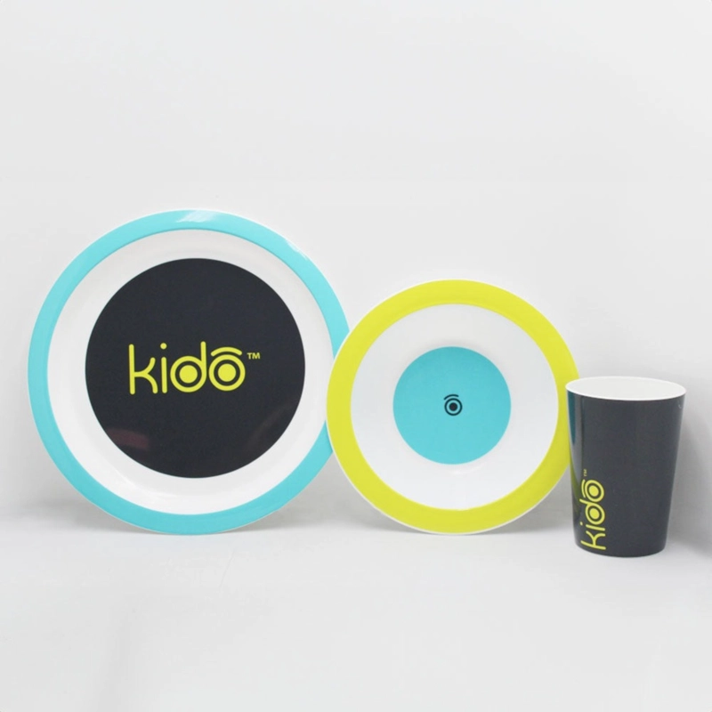 SET DESAYUNO 3 PCS KIDO NEGRO - 2