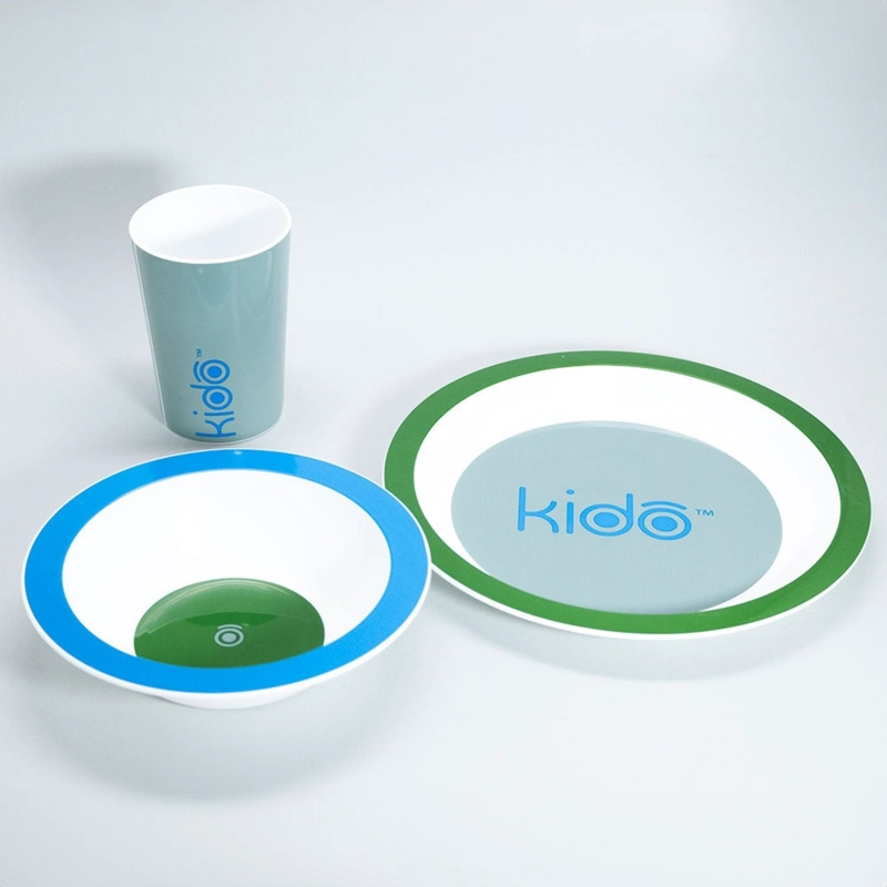 SET DESAYUNO 3 PCS KIDO GRIS - 2