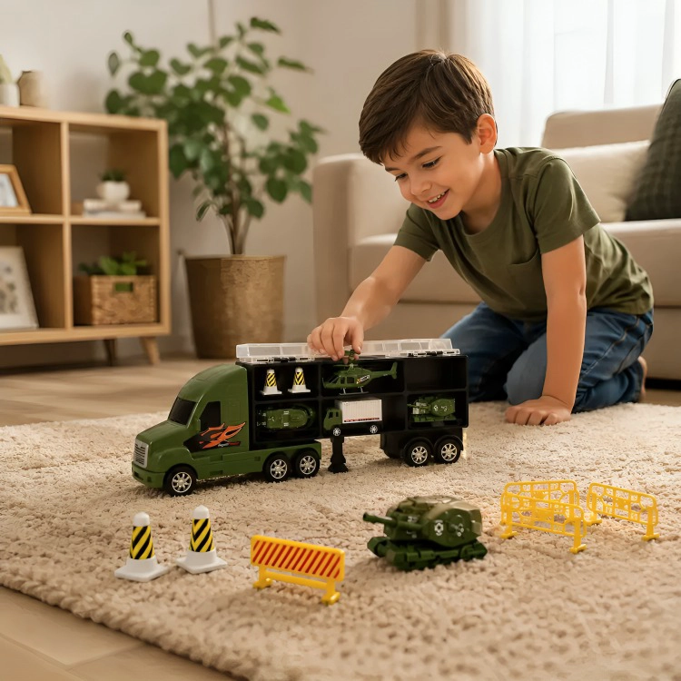 CAMION TRANSPORTADOR DE VEHICULOS Y MAT - 1