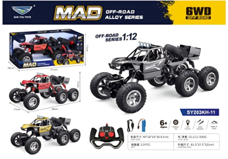 VEHICULO R/C TODOTERRENO 6WD 1:12 - 3