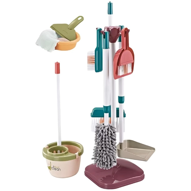 SET DE LIMPIEZA INFANTIL 23 PIEZAS CON ASPIRADORA A PILAS - 1