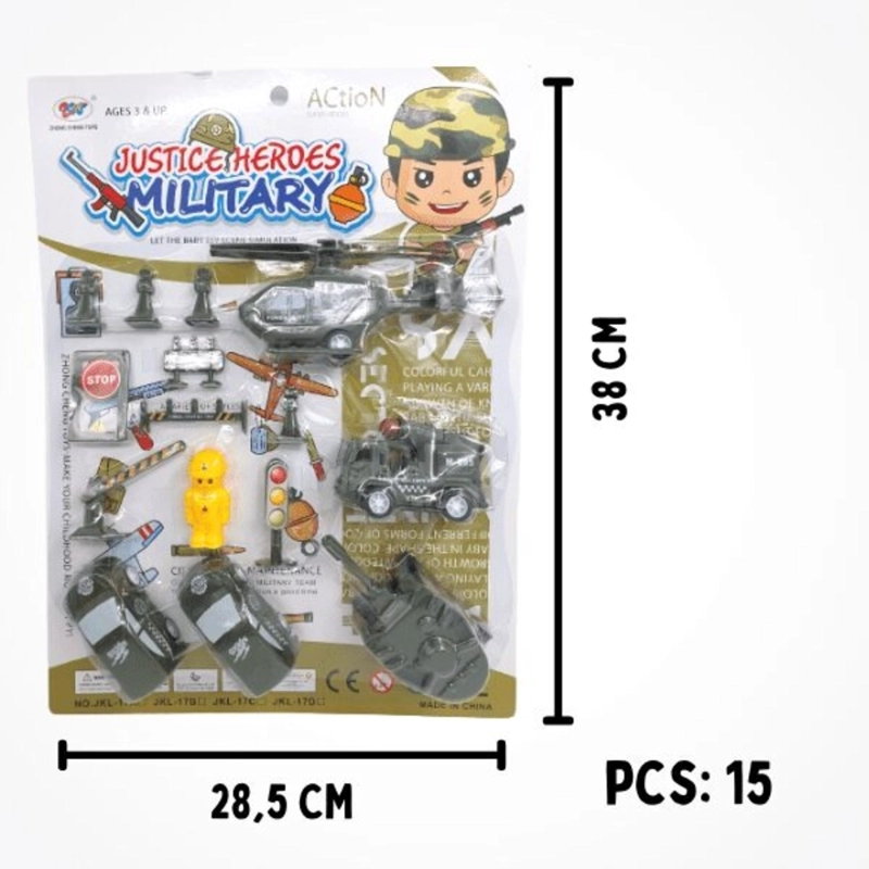 PACK X3 CARTON SET MILITAR - 2