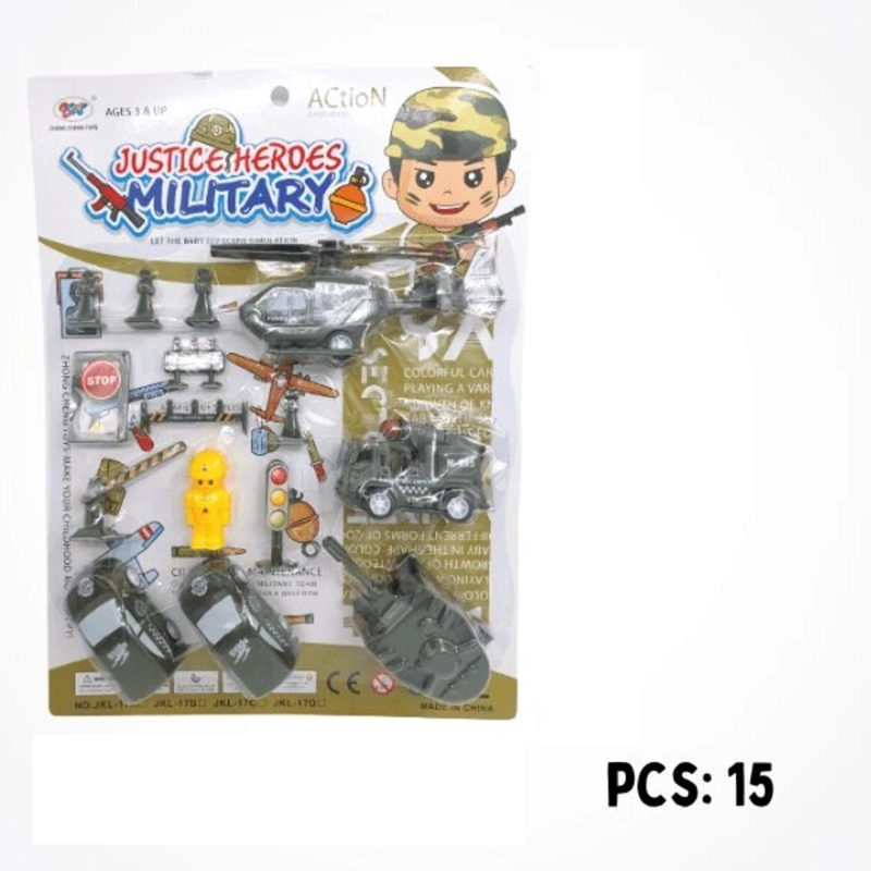 PACK X3 CARTON SET MILITAR - 3
