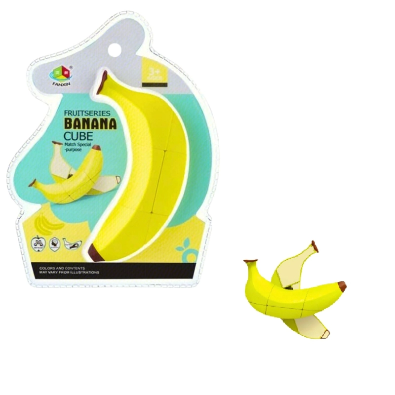 PACK X3 CUBO MAGICO 3D BANANA - 3