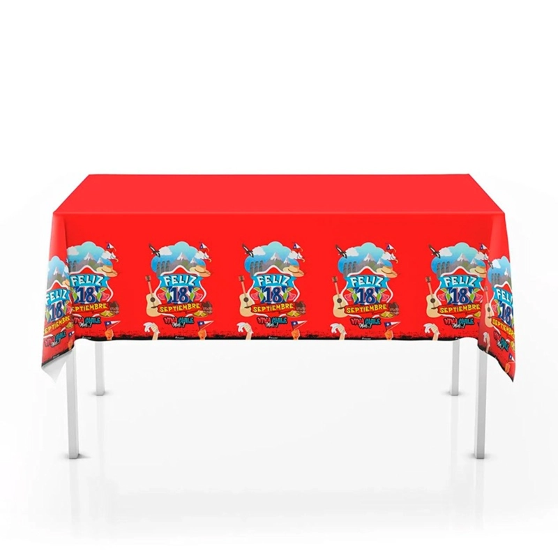 PACK X 4 MANTEL IMPRESO 108X180CM – BIG PARTY - 1
