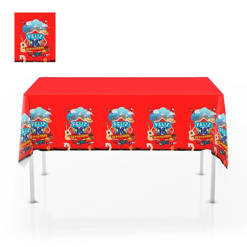 PACK X 4 MANTEL IMPRESO 108X180CM – BIG PARTY - 3