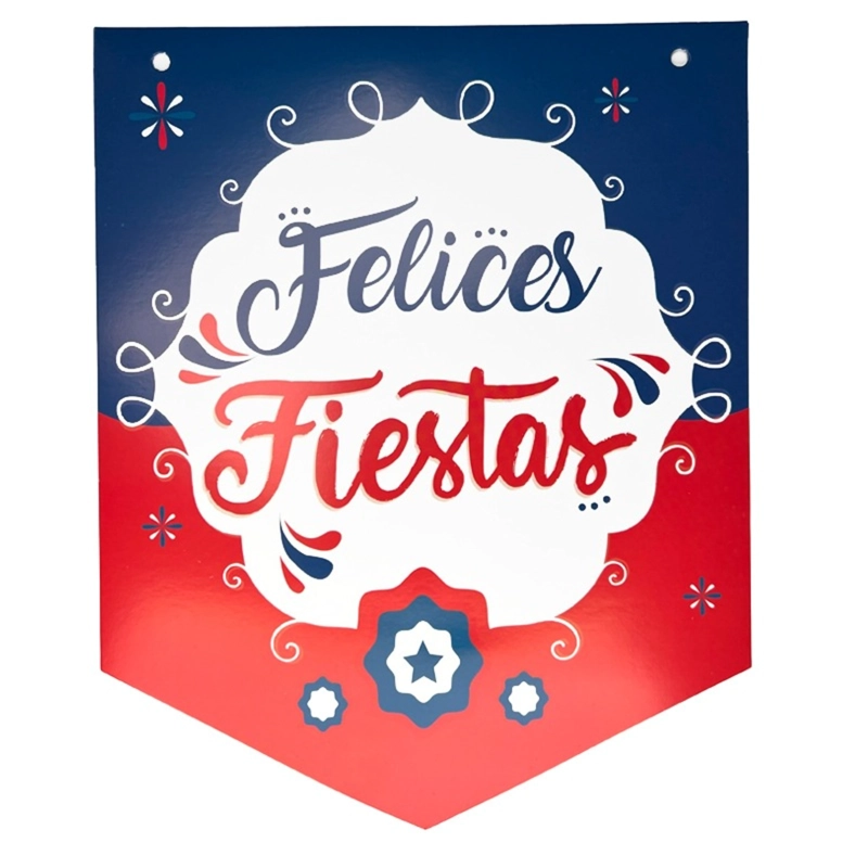PACK X 4 GUIRNALDA 18 BANDERA 25 MTS – BIG PARTY - 2