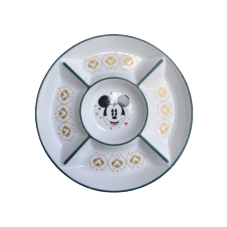 PLATO APERTITIVO DIVIDIDO NAVIDAD DISNEY CLASSIC - 2