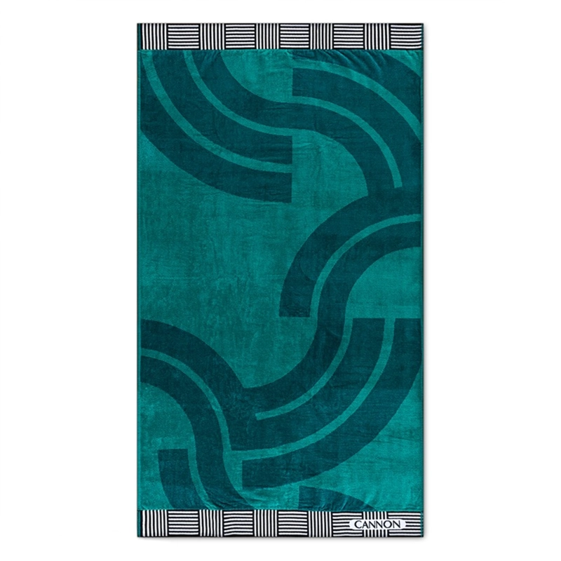 TOALLA DE PLAYA 420GR. 80×160 CM. JACQUARD / OLAS – CANNON - 2