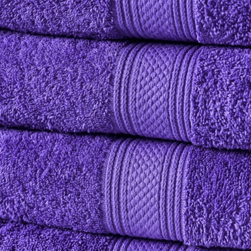 TOALLA DE BAÑO 100% ALGODON 450 GRS. 70×140 CM / MORADO – AMERICAN FAMILY BY CANNON - 3