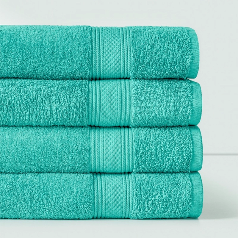 TOALLA DE BAÑO 100% ALGODON 450 GRS. 70×140 CM / ESMERALDA – AMERICAN FAMILY BY CANNON - 3
