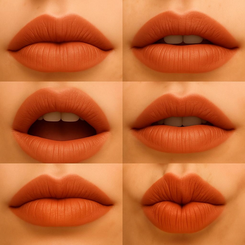GENIA BEAUTY - LIPSTICK MELOCOTON - LABIAL MATTE CREMOSO - 4
