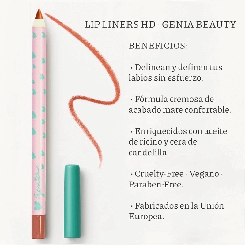 GENIA BEAUTY - LIP LINER HD LIPS WARM - DELINEADOR DE LABIOS - 4