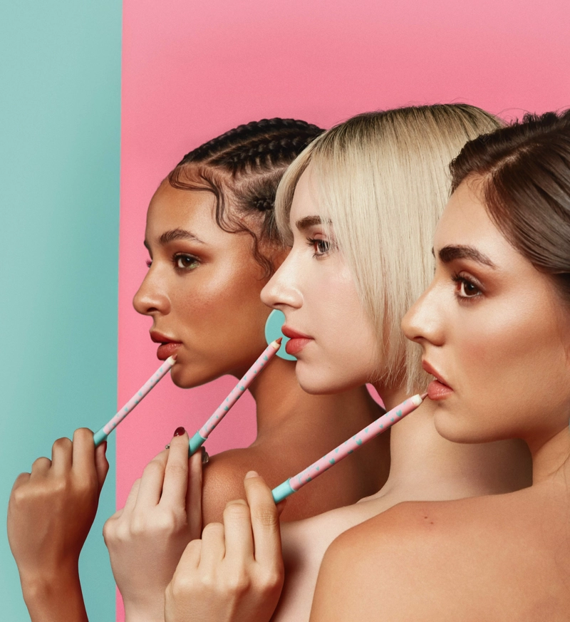 GENIA BEAUTY - HD HEARTLIPS TRIO - DELINEADORES DE LABIOS CREMOSO - 2