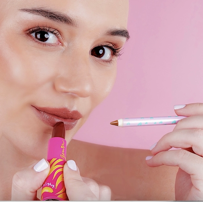 GENIA BEAUTY - DUO MOCACHINO - LAPIZ LABIAL Y DELINEADOR CREMOSO - 2