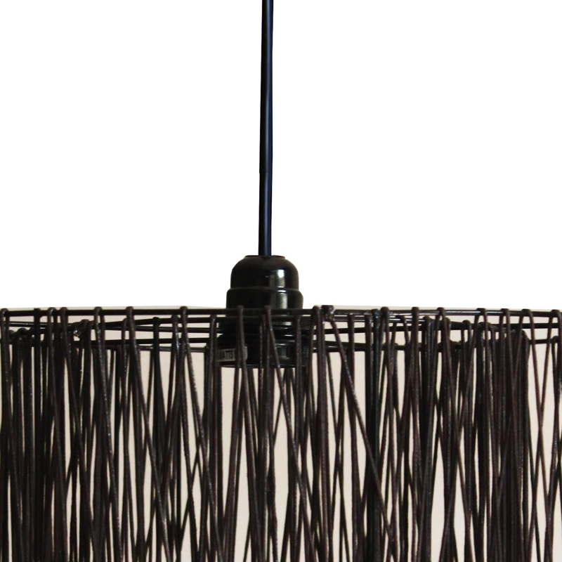 LAMPARA COLGANTE DUO NEGRO - 6