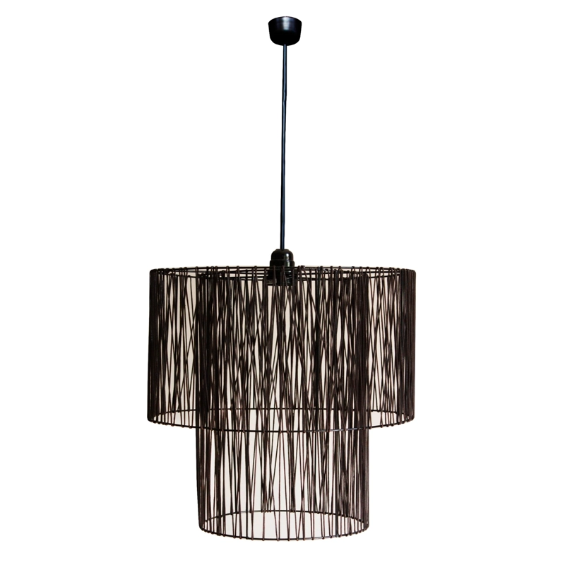 LAMPARA COLGANTE DUO NEGRO - 7