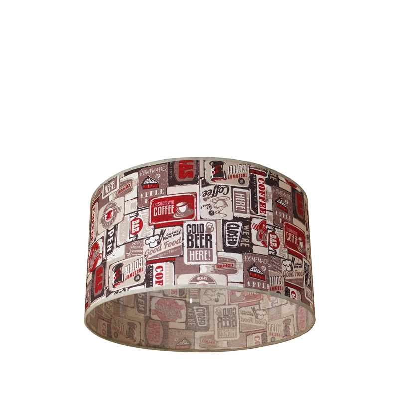 LAMPARA COLGANTE TAMBOR COFFE - 5