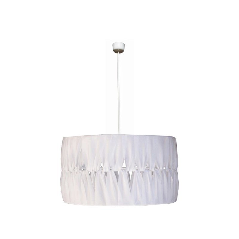 LAMPARA COLGANTE MACRAME  BLANCO - 1