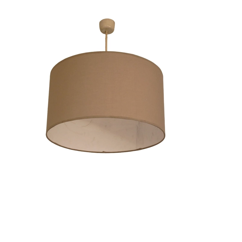 LAMPARA COLGANTE TAMBOR NUEZ - 4