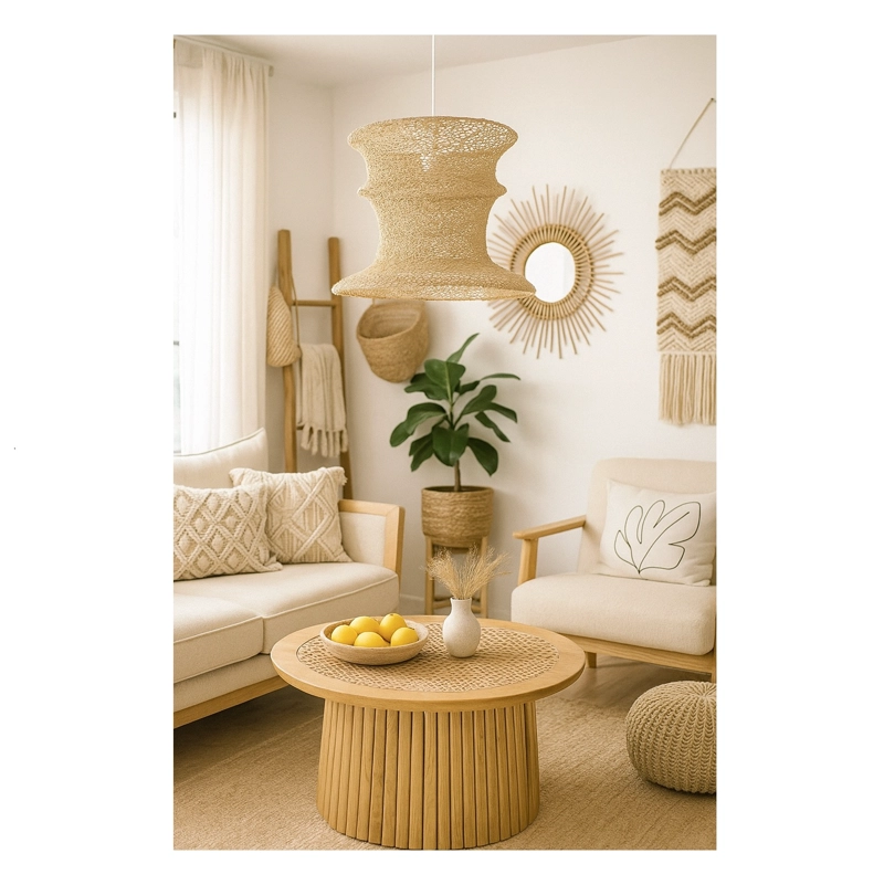 LAMPARA COLGANTE BOHO TRIPLE - 6