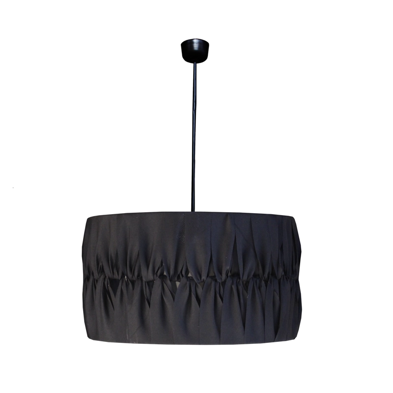 LAMPARA COLGANTE MACRAME  NEGRO - 4