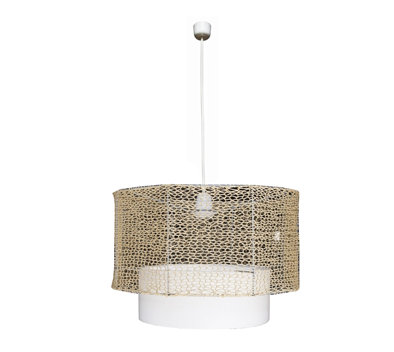 LAMPARA COLGANTE BOLONIA NATURAL - 4
