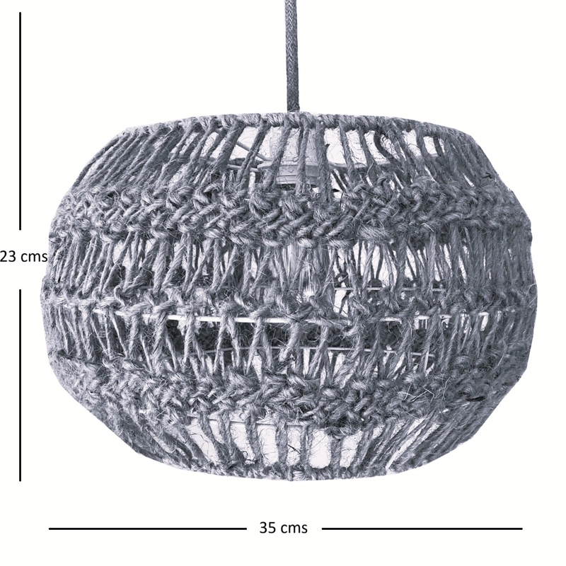 LAMPARA COLGANTE GLOBO HORQUILLA - 6