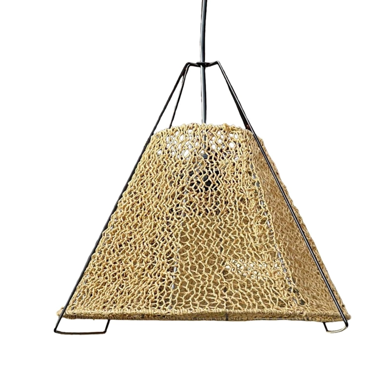 LAMPARA COLGANTE 16X40 TEJIDA - 6