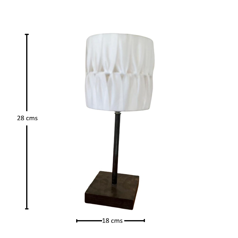 LAMPARA DE VELADOR MACRAME  CLASICA - 6