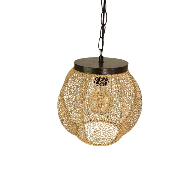 LAMPARA COLGANTE ORQUIDEA CAFE - 4