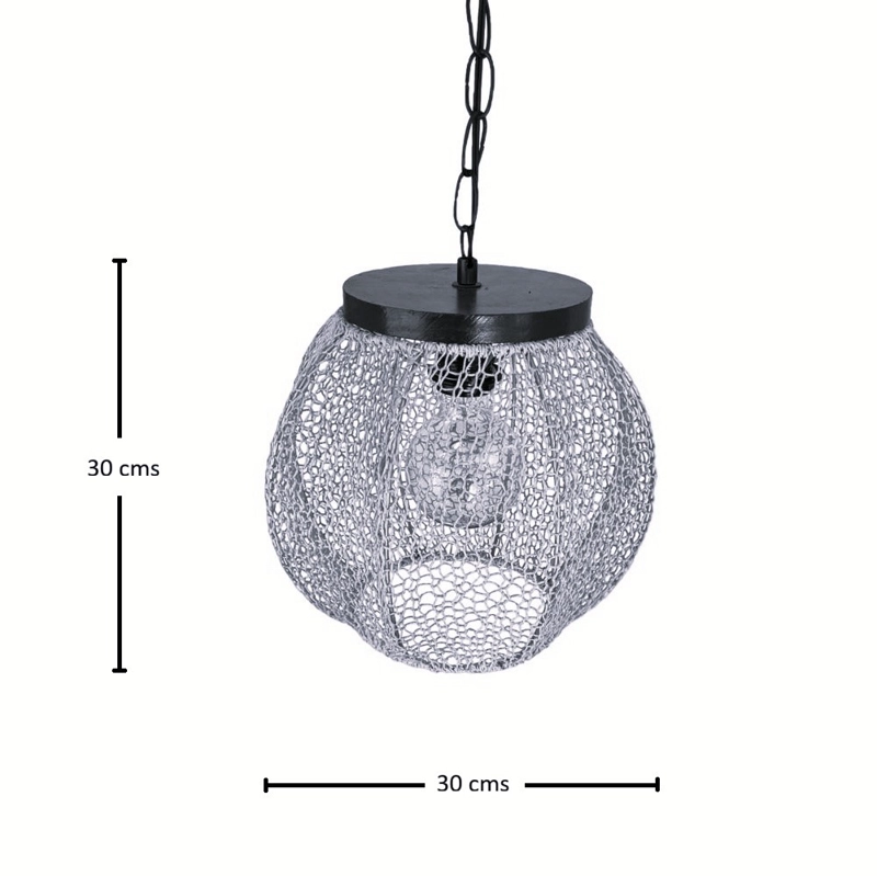 LAMPARA COLGANTE ORQUIDEA CAFE - 6
