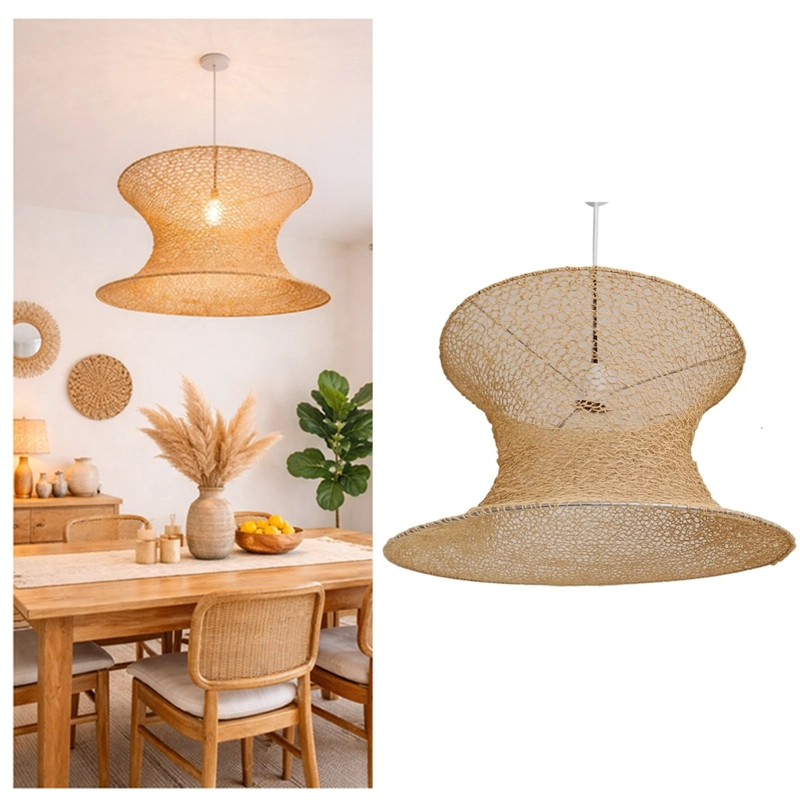 LAMPARA COLGANTE DOBLE BOHO - 1