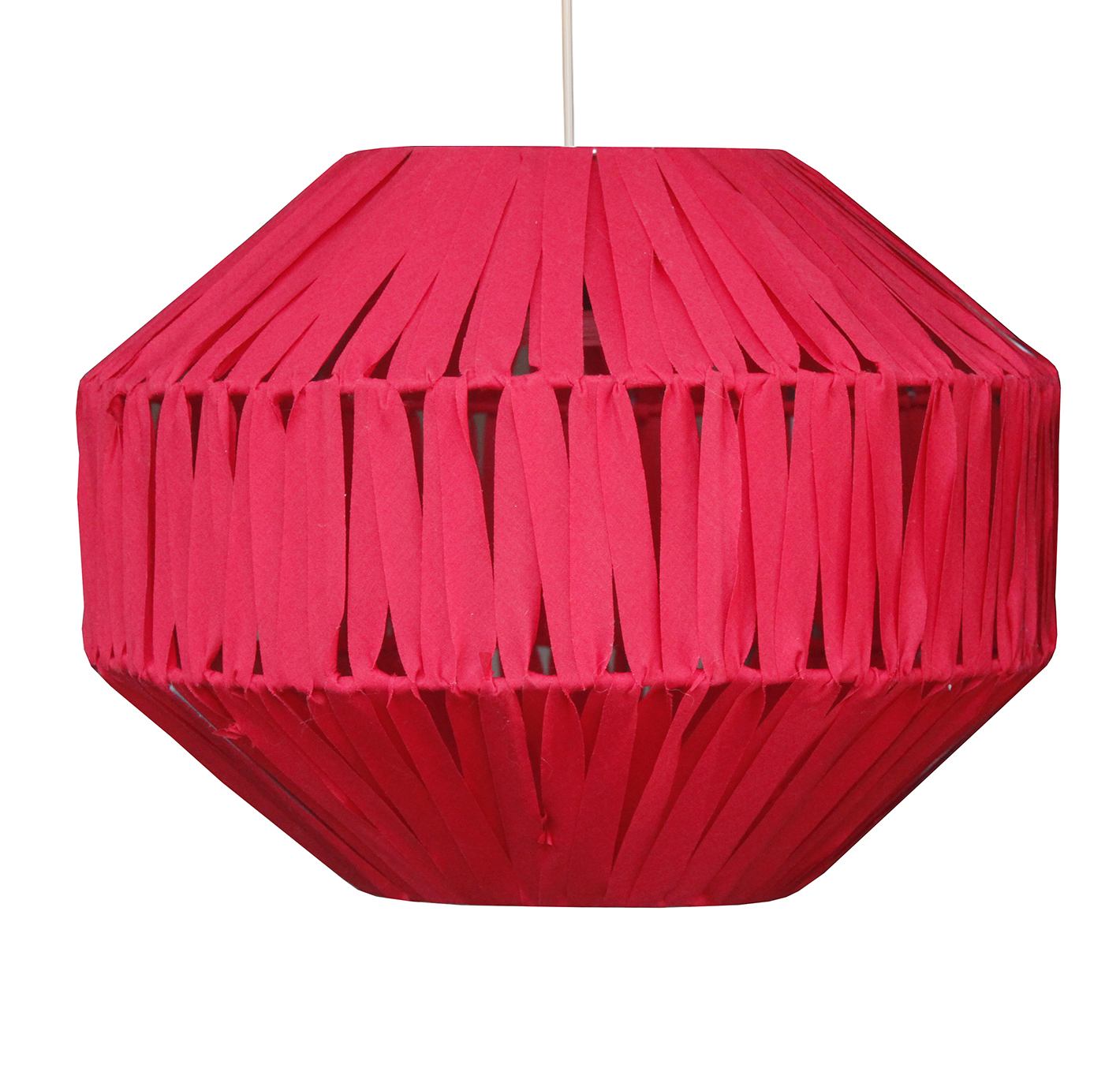 LAMPARA COLGANTE AMIT ROJA - 1