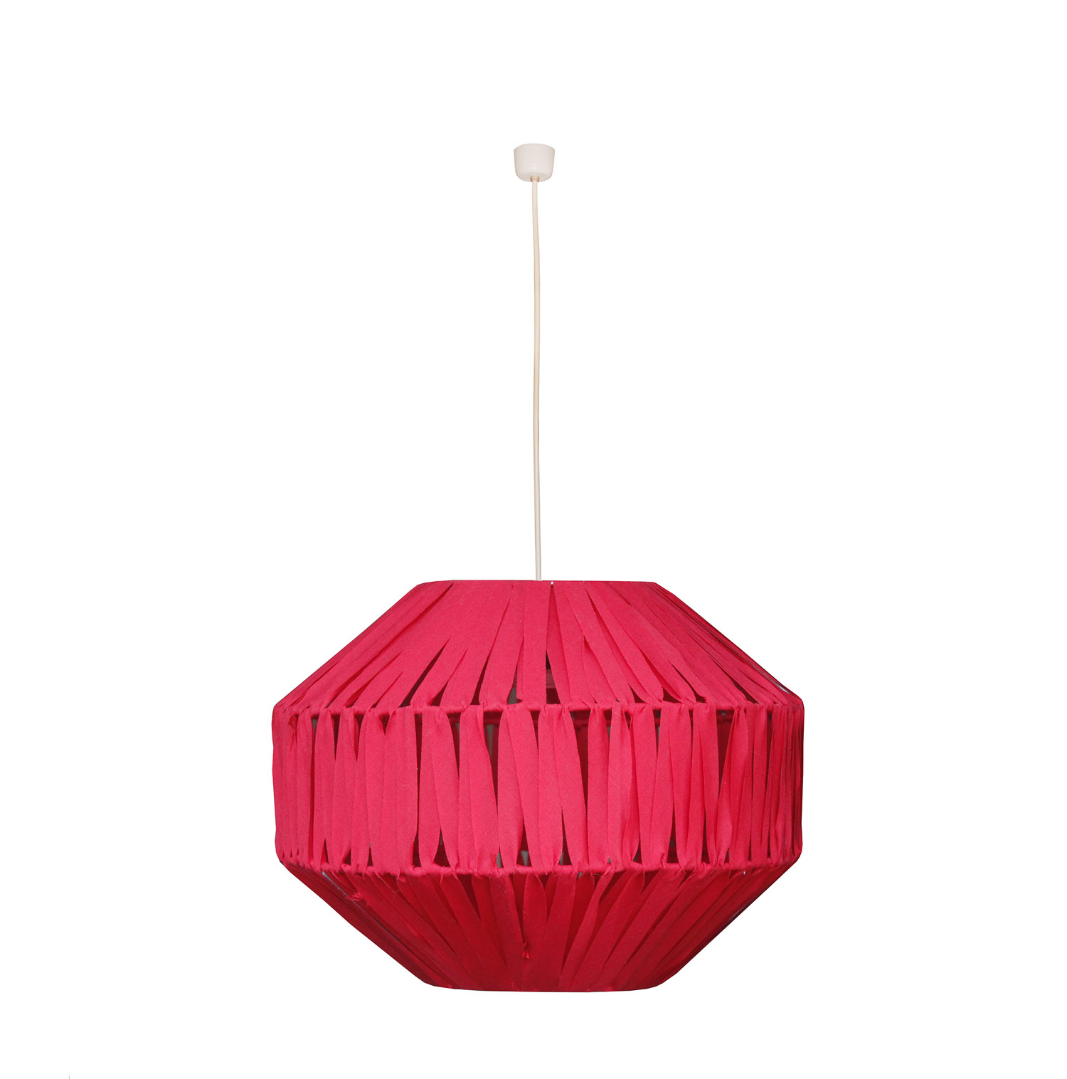 LAMPARA COLGANTE AMIT ROJA - 4