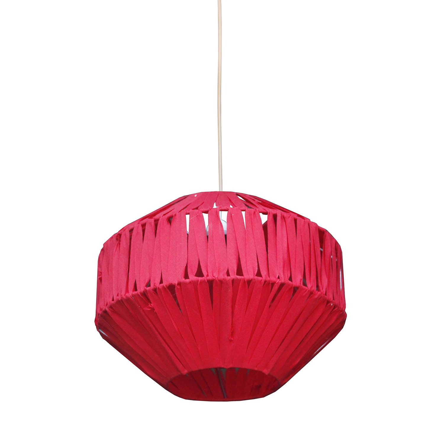 LAMPARA COLGANTE AMIT ROJA - 5