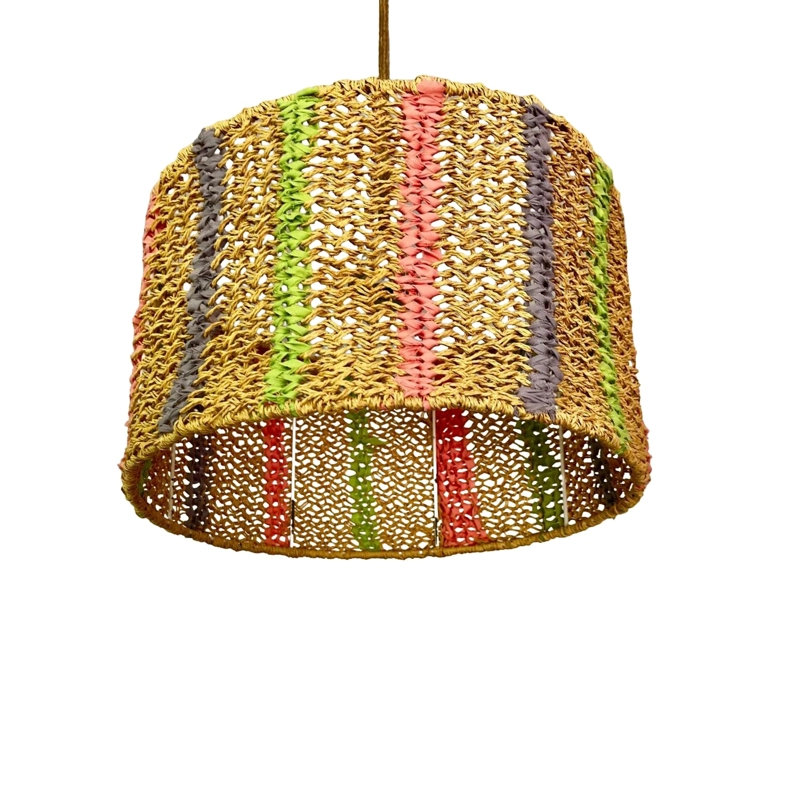 LAMPARA COLGANTE NAIF TEJIDA - 9