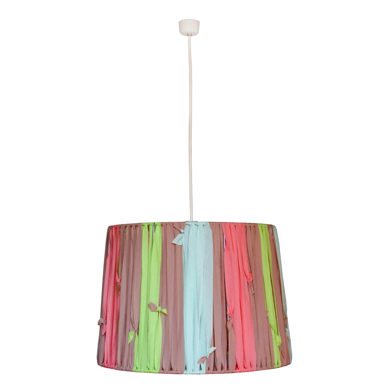 LAMPARA COLGANTE METAL VICTORIA MULTICOLOR 1 LUZ - 1