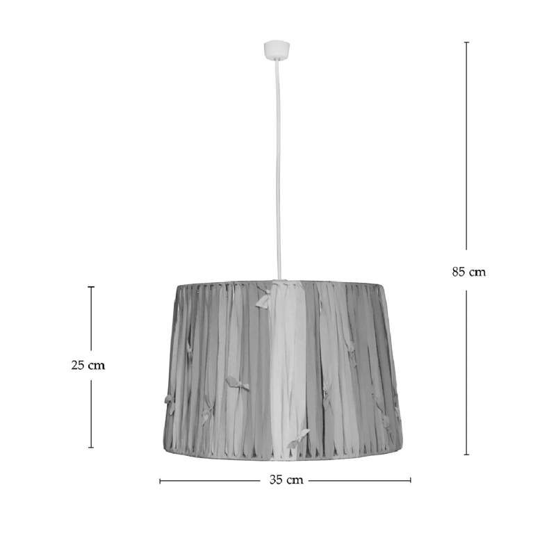 LAMPARA COLGANTE METAL VICTORIA MULTICOLOR 1 LUZ - 2