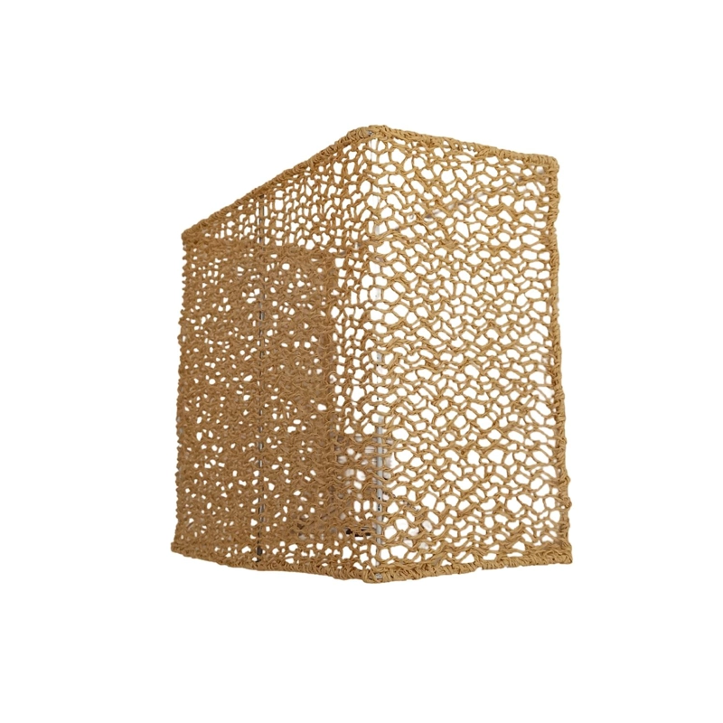 PACK 2 PANTALLAS DE PARED RECTANGULARES DE FIBRA NATURAL - 2