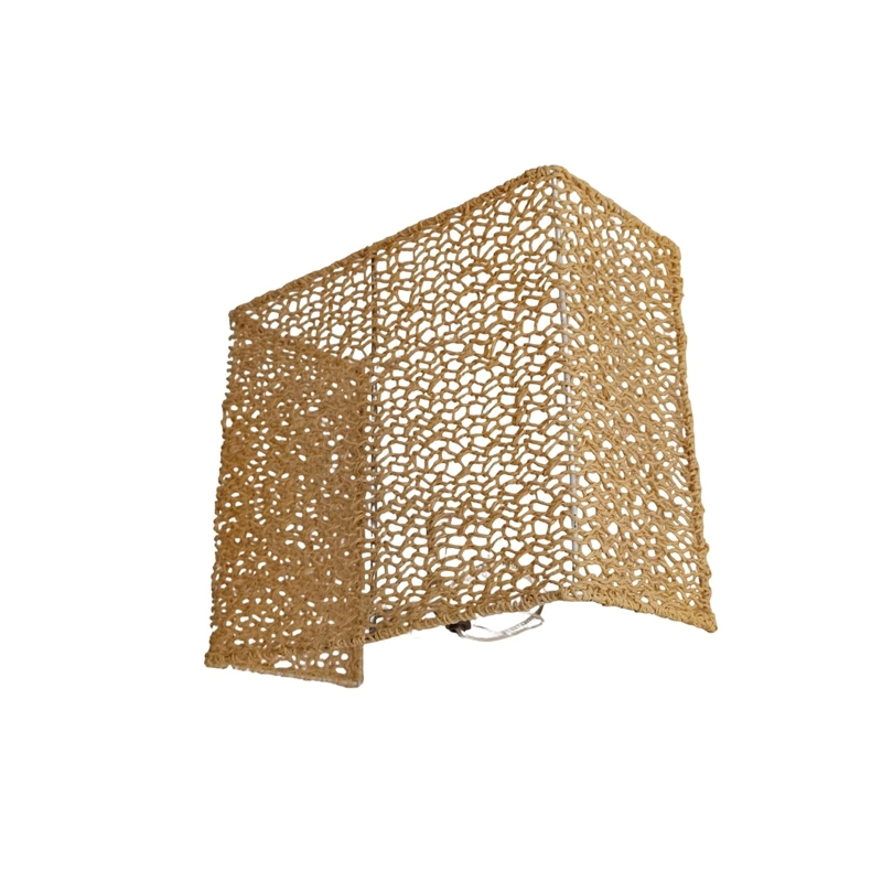 PACK 2 PANTALLAS DE PARED RECTANGULARES DE FIBRA NATURAL - 3