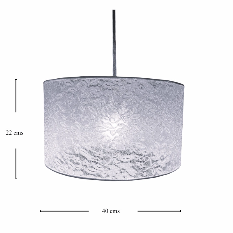 LAMPARA COLGANTE ENCAJE - 4