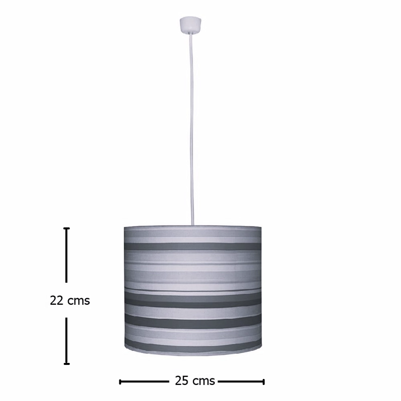 LAMPARA COLGANTE LINEAS NARANJA CAROLD STEVENS - 3