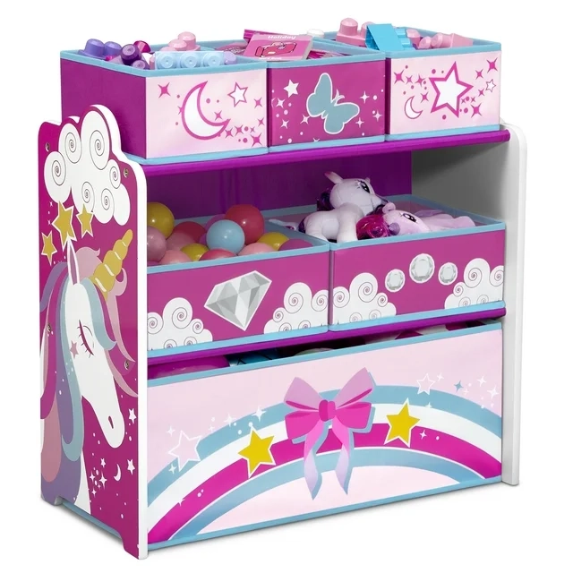 ORGANIZADOR INFANTIL UNICORNIO DE 6  CONTENEDORES DELTA CHILDREN - 2