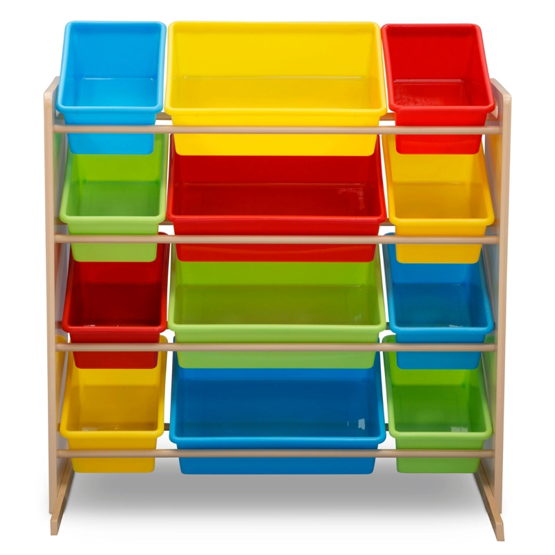 ORGANIZADOR INFANTIL DE 12 CONTENEDORES DE PLASTICO MULTICOLOR DELTA CHILDREN - 3
