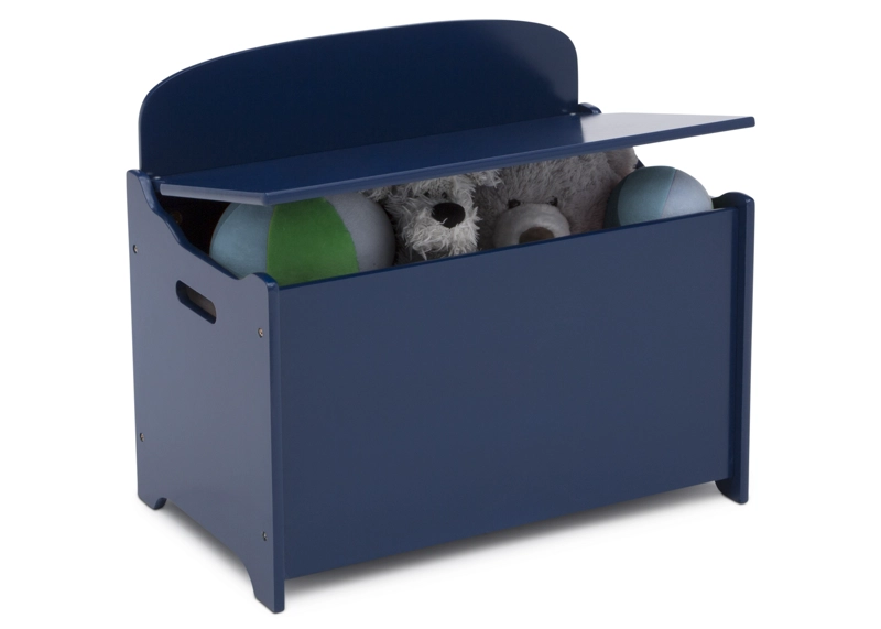 BAUL DE JUGUETES LISO INFANTIL AZUL DELTA CHILDREN - 1