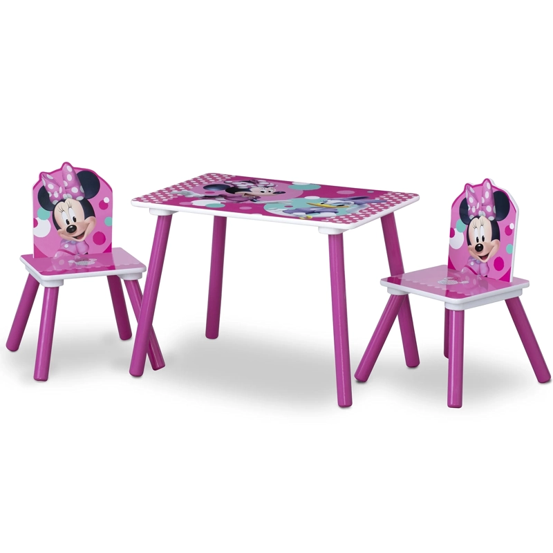 SET JUEGO DE MESA Y ORGANIZADOR INFANTIL  MINNIE MOUSE DELTA CHILDREN - 1