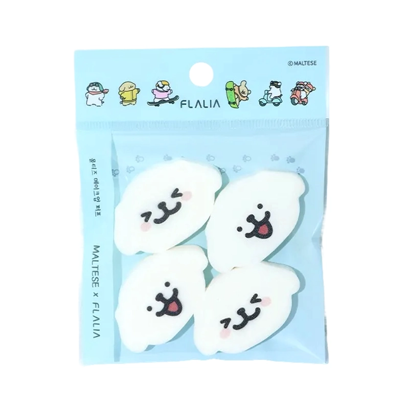 ESPONJAS MAQUILLAJE MALTESE DIE-CUT 4 PACK – SUAVES Y PRECISAS - 1