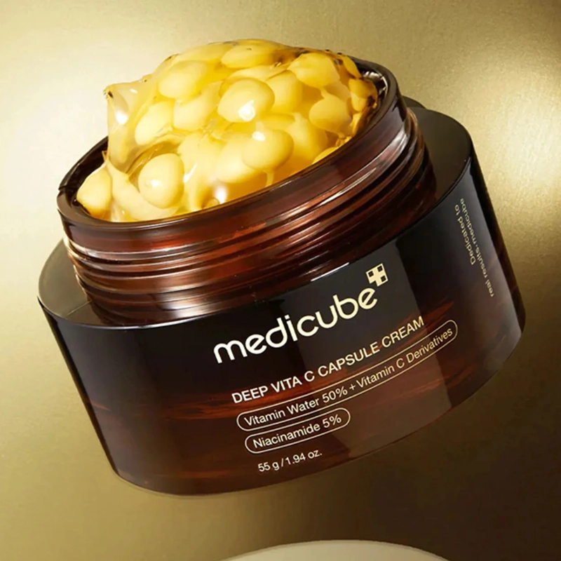 CREMA ILUMINADORA DEEP VITA C CAPSULE CREAM MEDICUBE - 4